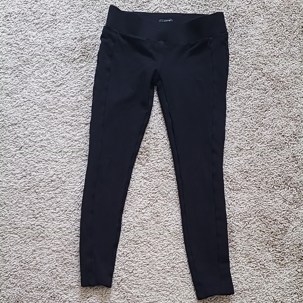 LOFT Black Ponte Leggings Low Rise